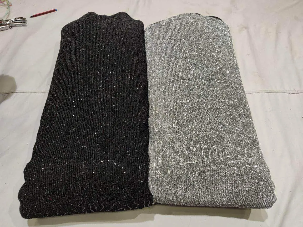 Sequin Shimmer Custom Saree