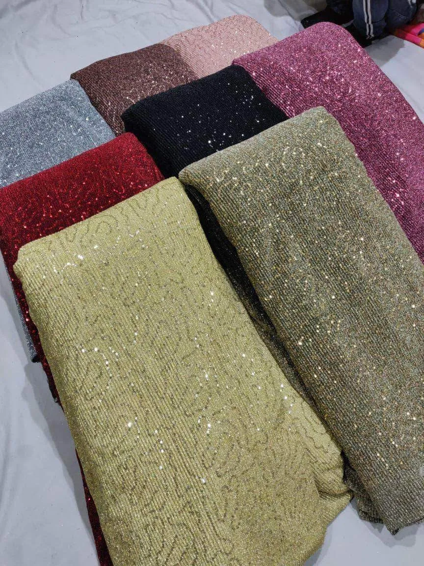 Sequin Shimmer Custom Saree