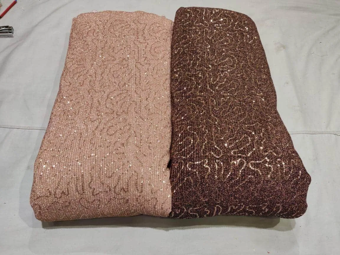 Sequin Shimmer Custom Saree