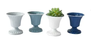 Shades of Blue Mini Urn Planter