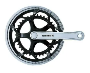 Shimano FC-A050 7/8 Speed Road Bike Chainset 52/39T With Guard - Silver - 170mm