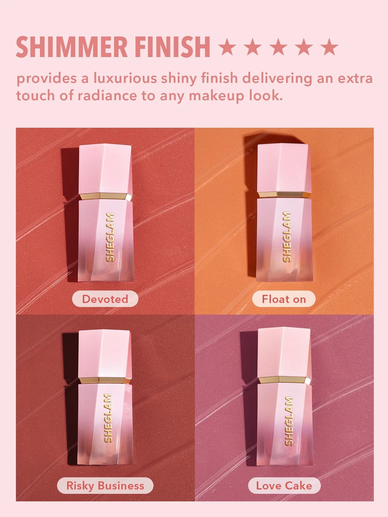 Shimmer Finish Color Bloom Dayglow Liquid Blush