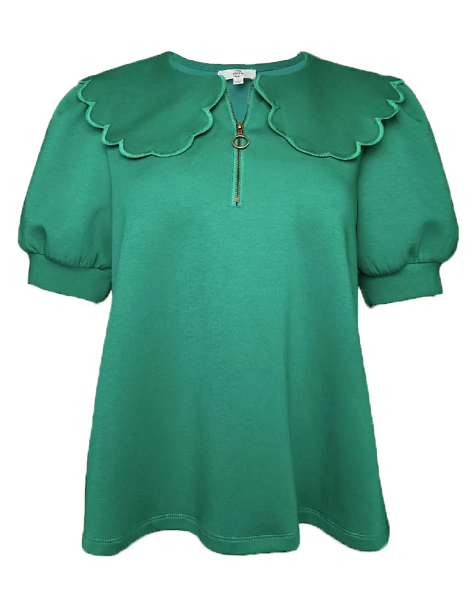 Short Set - Top in Green