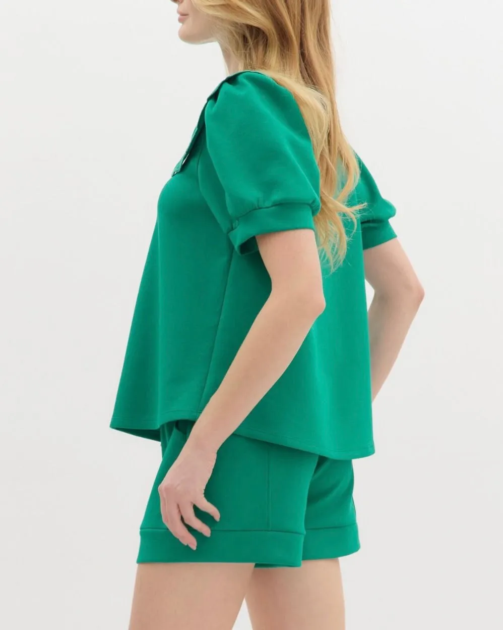 Short Set - Top in Green