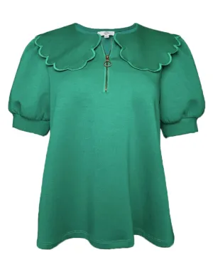 Short Set - Top in Green