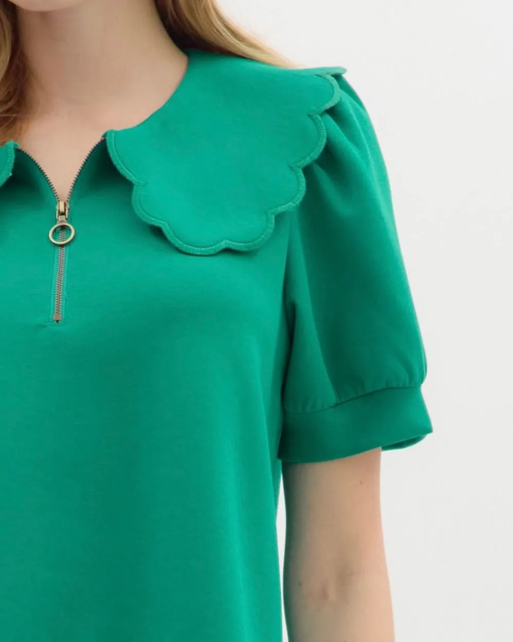 Short Set - Top in Green