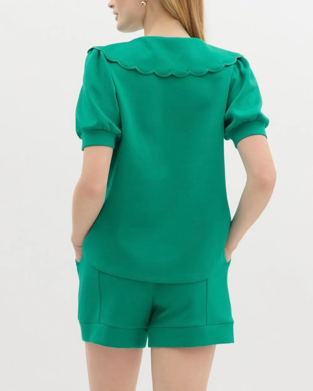 Short Set - Top in Green
