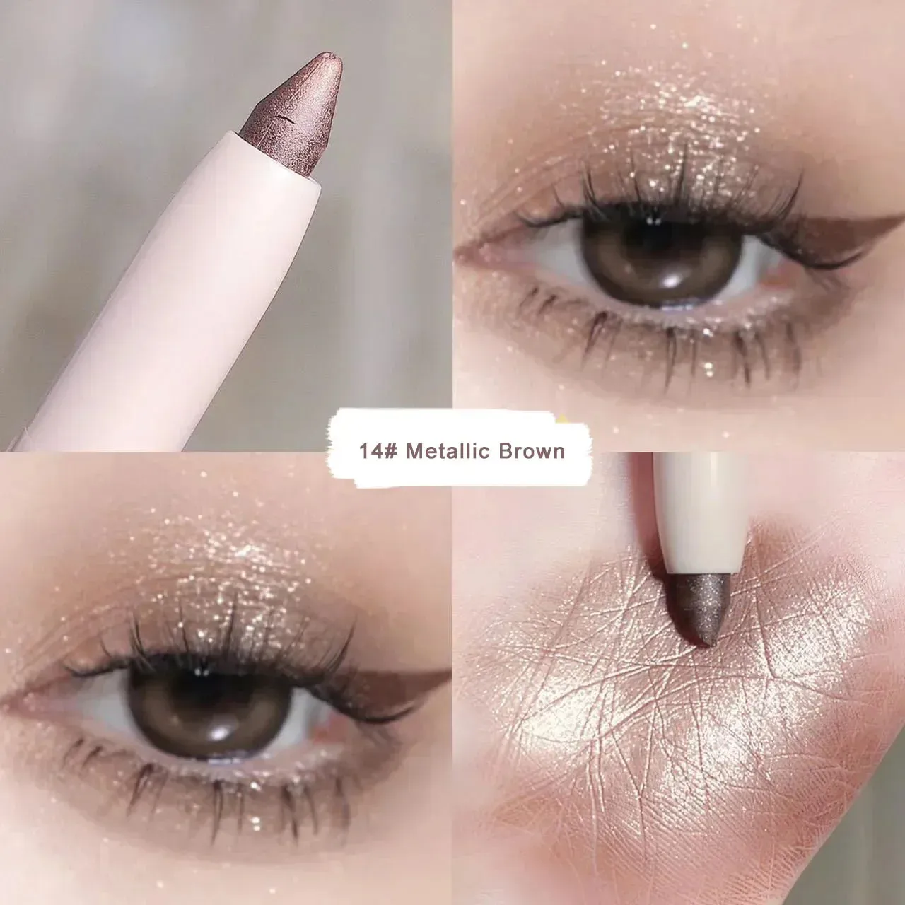 Silkworm Glow: Brightening Glitter Eyeshadow Stick