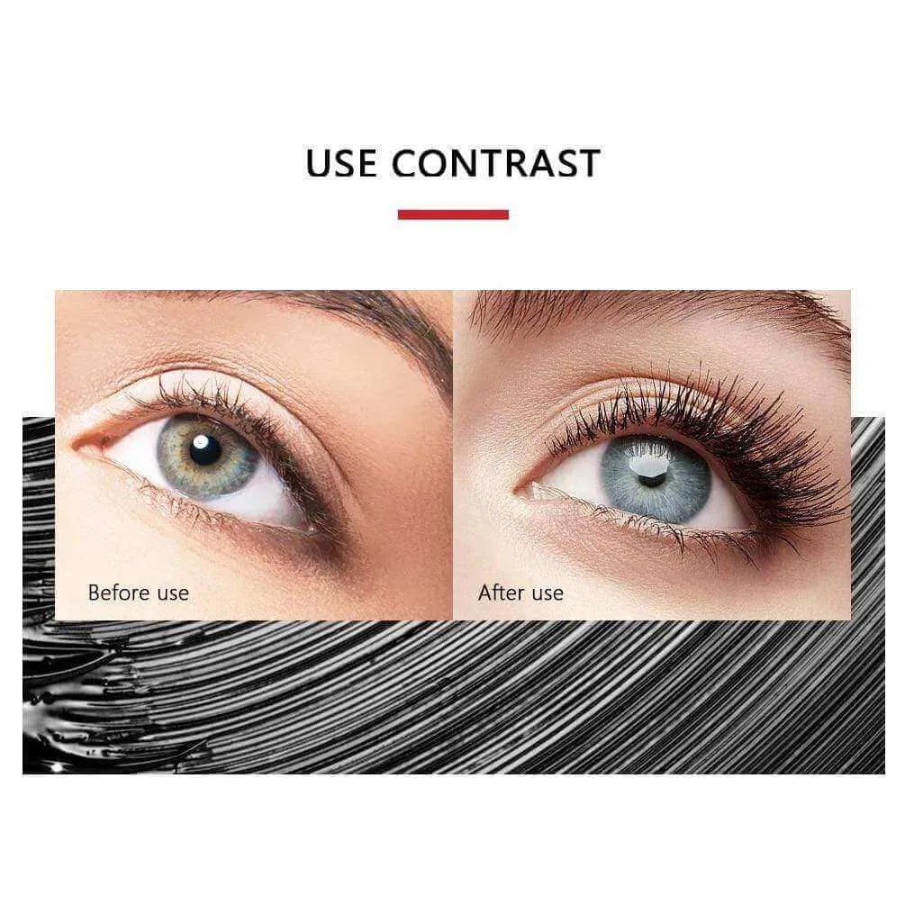 Silky Black Mascara - 4D Silk Fiber Eyelash