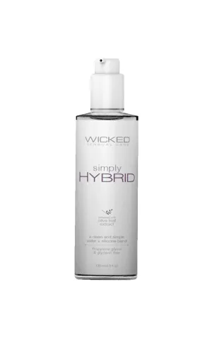 Simply Hybrid Fragrance Free Lube 4oz 120ml