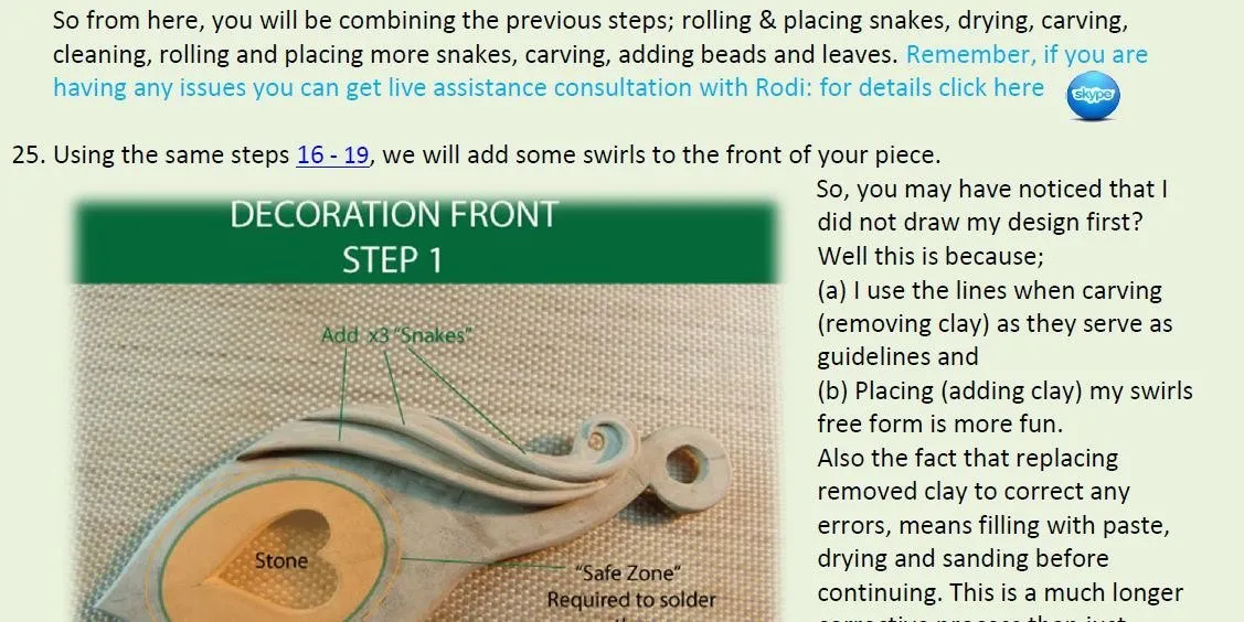 Sky Guide 3: Fine Silver Metal Clay Video Enhanced Tutorial - Working with PMC ®