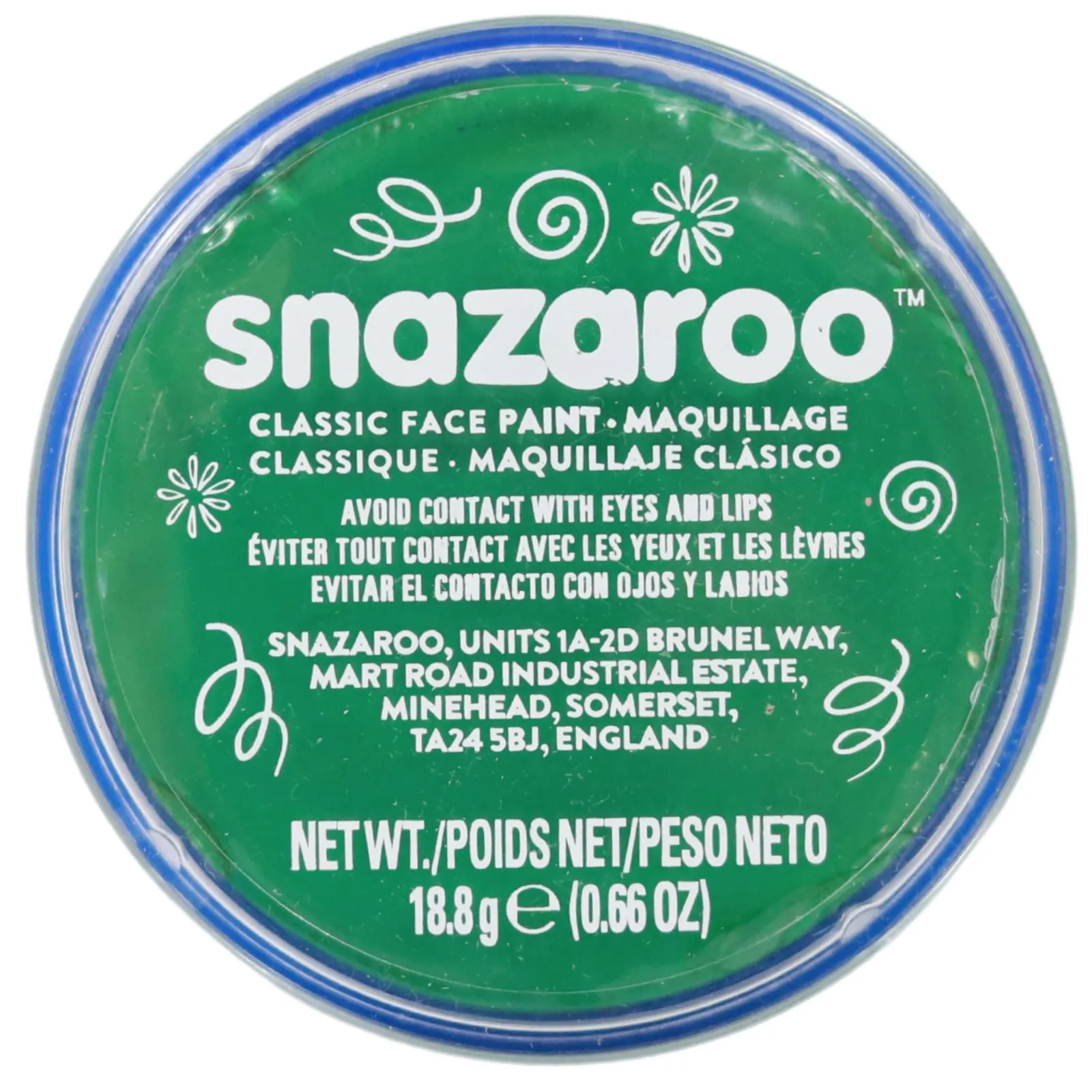 Snazaroo - Classic Face Paint - 18ml - Bright Green