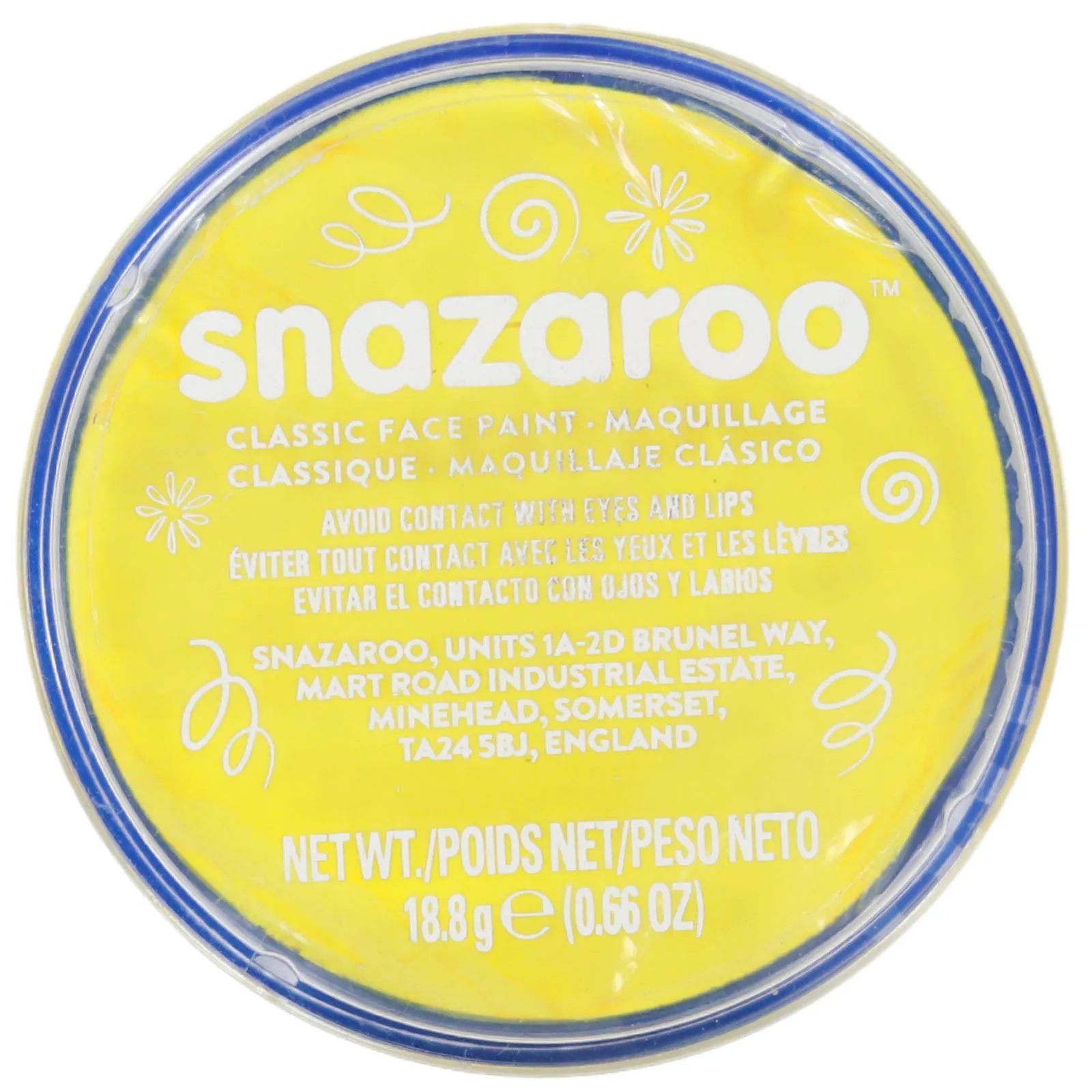 Snazaroo - Classic Face Paint - 18ml - Bright Yellow