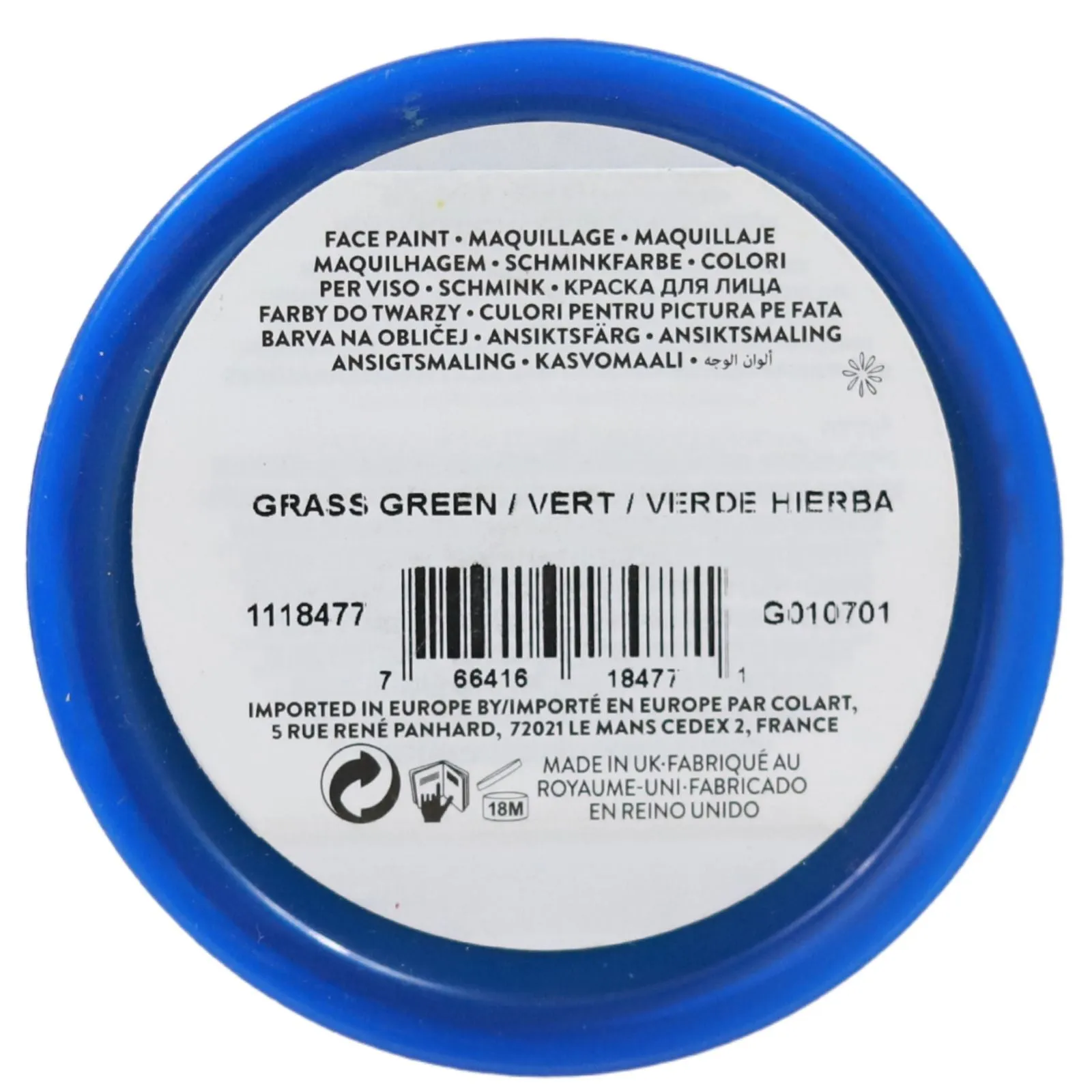 Snazaroo - Classic Face Paint - 18ml - Grass Green