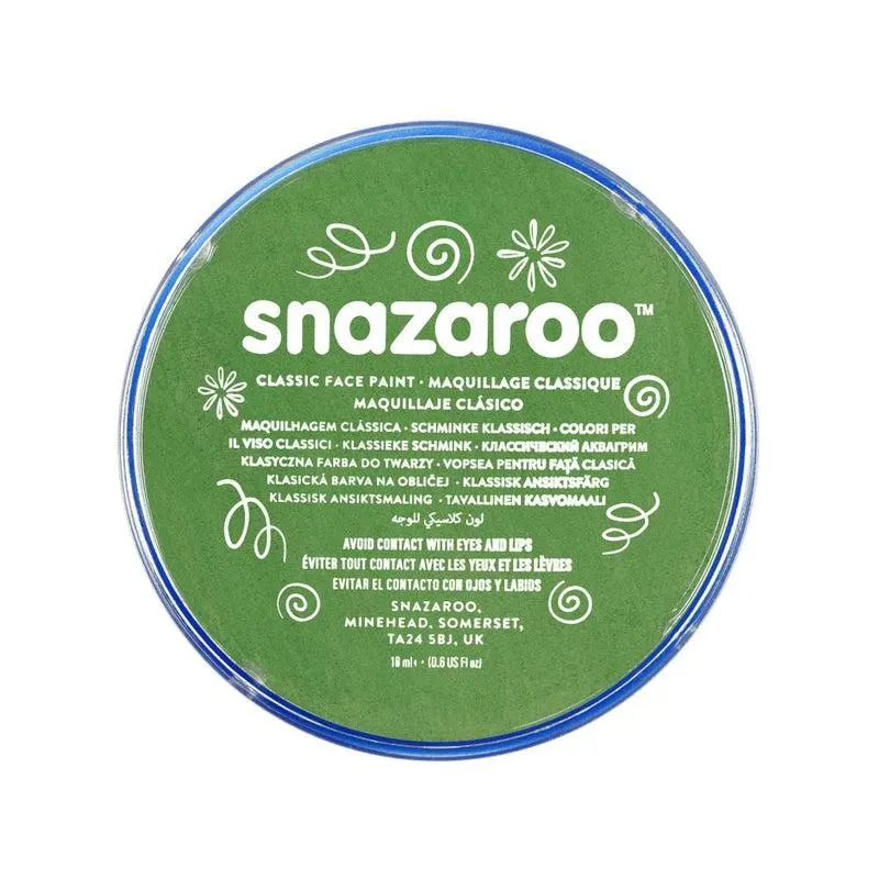 Snazaroo - Classic Face Paint - 18ml - Grass Green