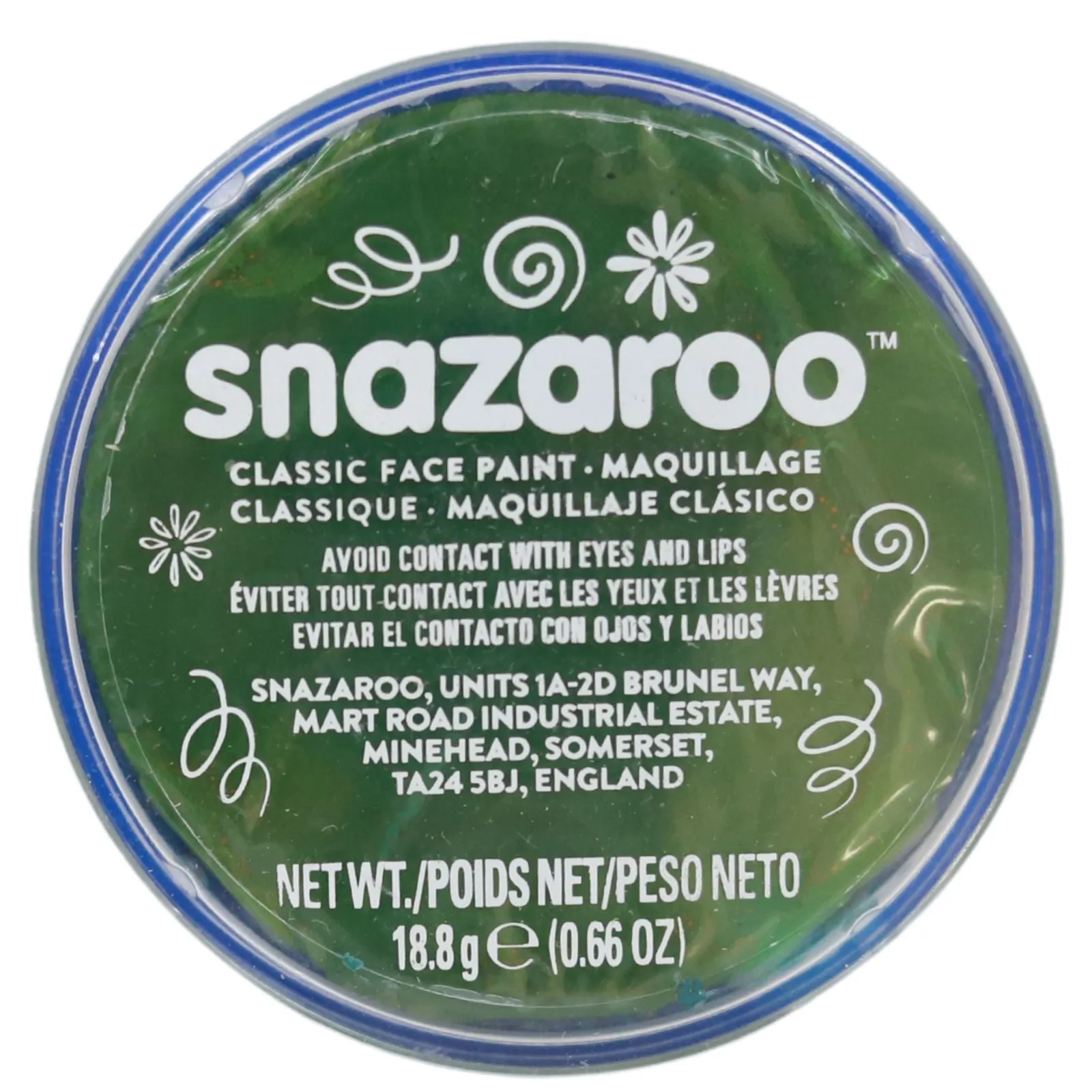 Snazaroo - Classic Face Paint - 18ml - Grass Green