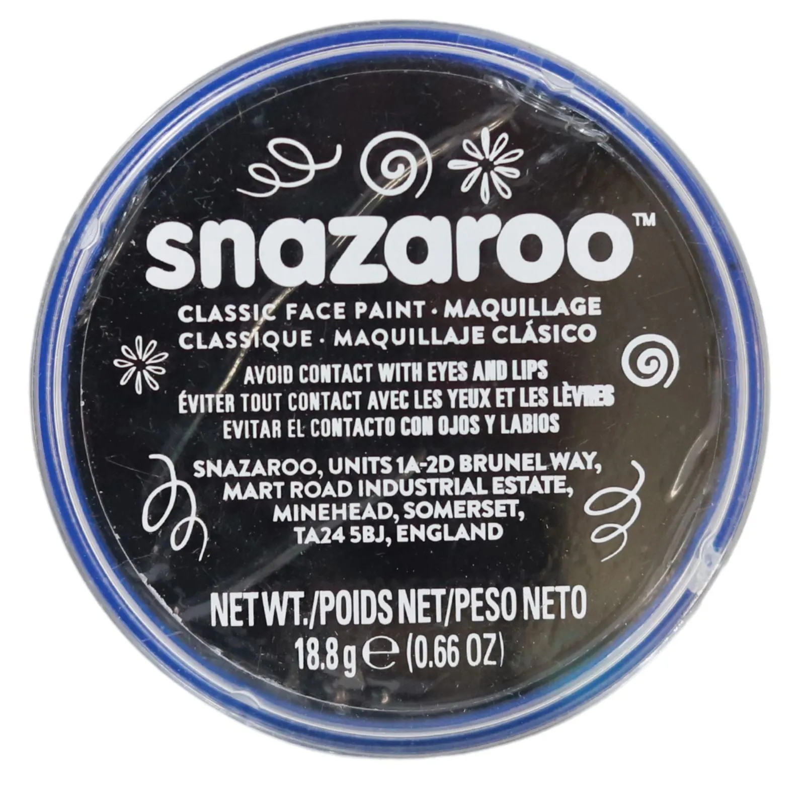 Snazaroo - Classic Face Paint - 18ml - Pot Black