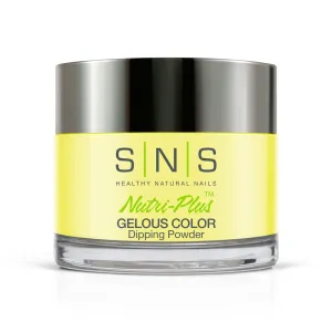 SNS GELous Color Dipping Powder - 1 oz - Bare to Dare Collection - #BD01 FASHIONISTA YELLOW