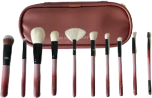 So Beauty Stuff "So Essentials" Luxury Vegan & Cruelty Free 10pc Everyday Makeup Brush Set - Gift Boxed