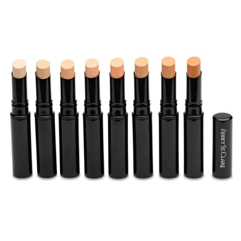 Soft Focus Mineral Concealer Cream Stick with line smoothing microspheres.