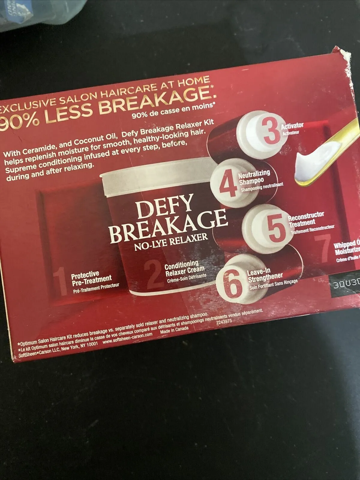 Softsheen-Carson Optimum Salon Haircare No Lye Relaxer Care Defy Breakage