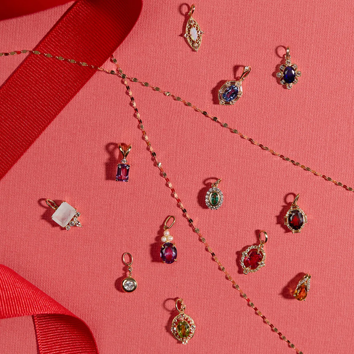 Solid Gold 2024 April Capsule Classic Diamond Charm