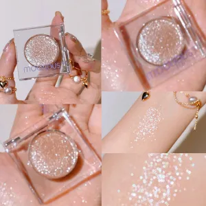 Space Cowboy Cosmic Highlighter Eyes Glitter Monochrome Eyeshadow Pallete Shimmer Satin Makeup Pallete Eye Shadow Hightlight Kit