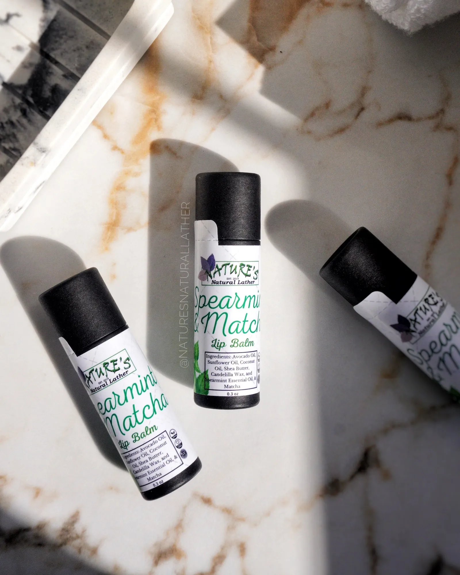Spearmint & Matcha Lip Balm
