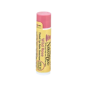 SPF 15 Orange Blossom Honey Tinted Lip Balm in Wild Rose