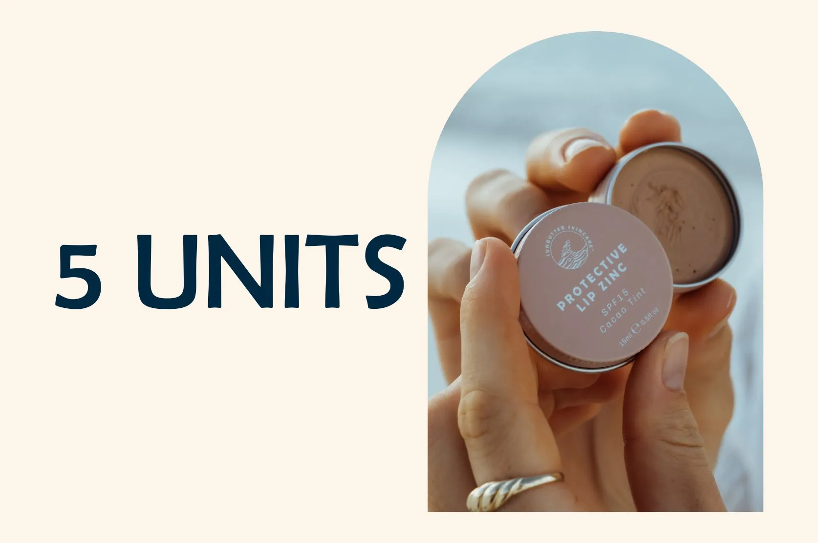 SPF15 Protective Lip Zinc - Cacao Tint