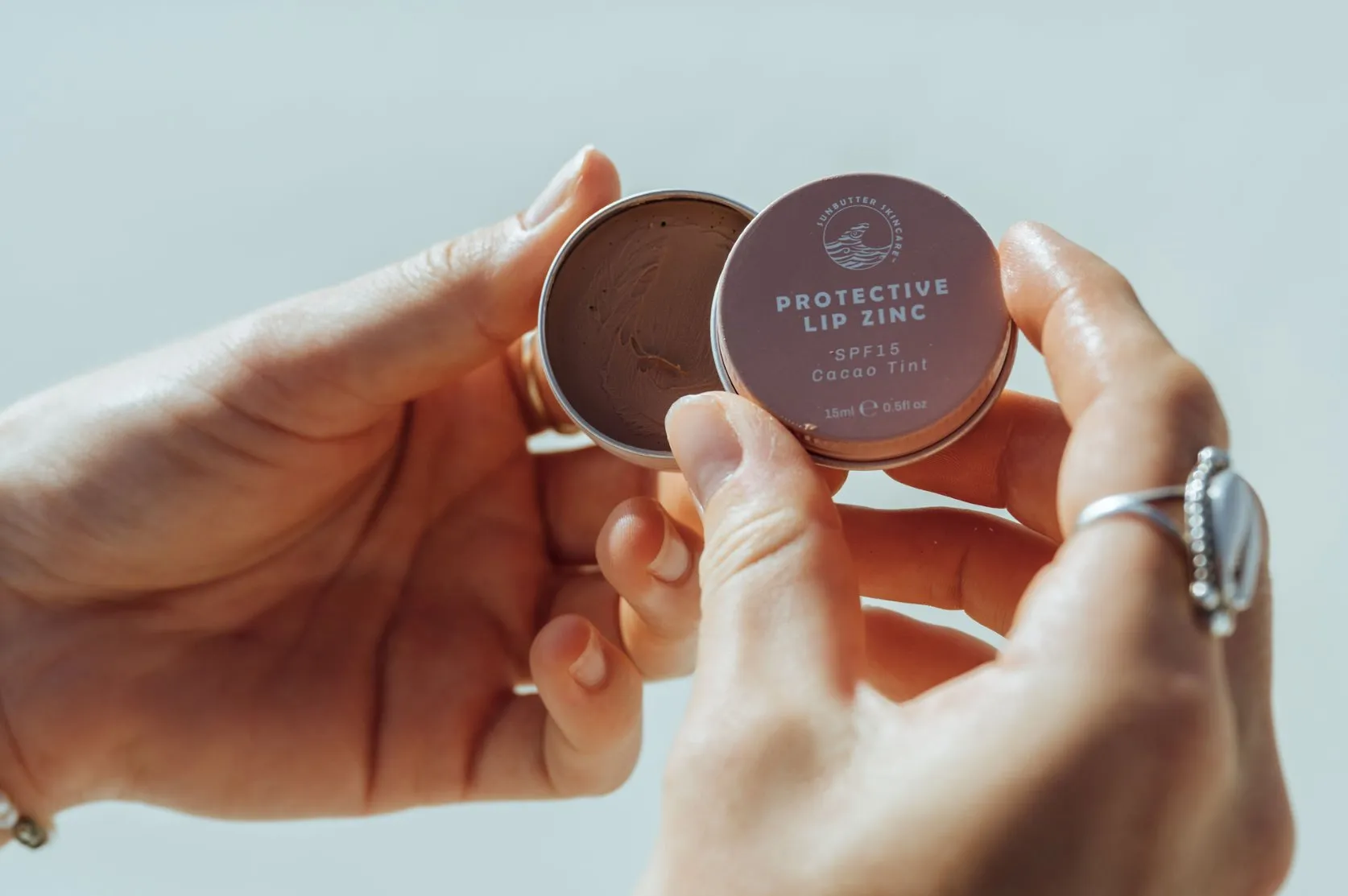SPF15 Protective Lip Zinc - Cacao Tint