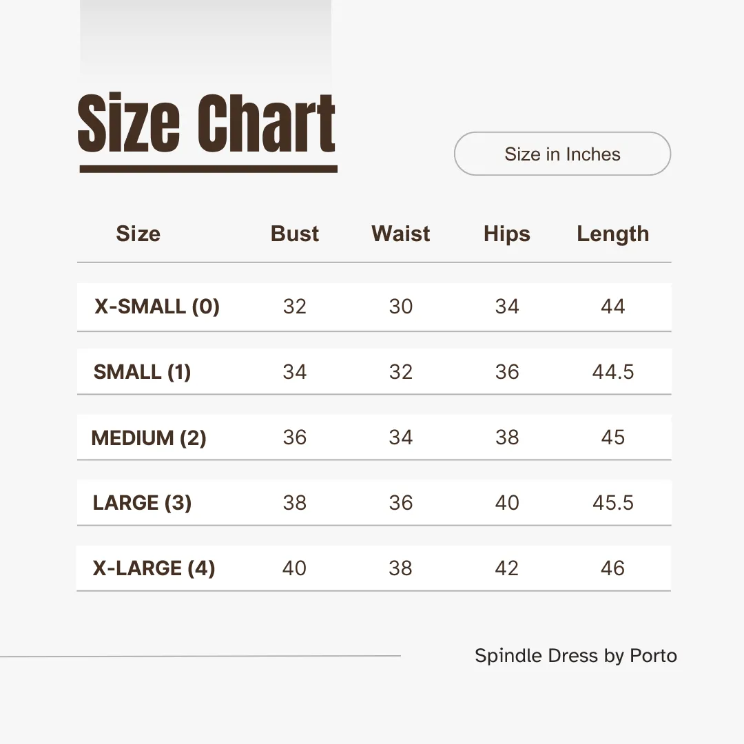 Spindle Dress in Black by Porto
