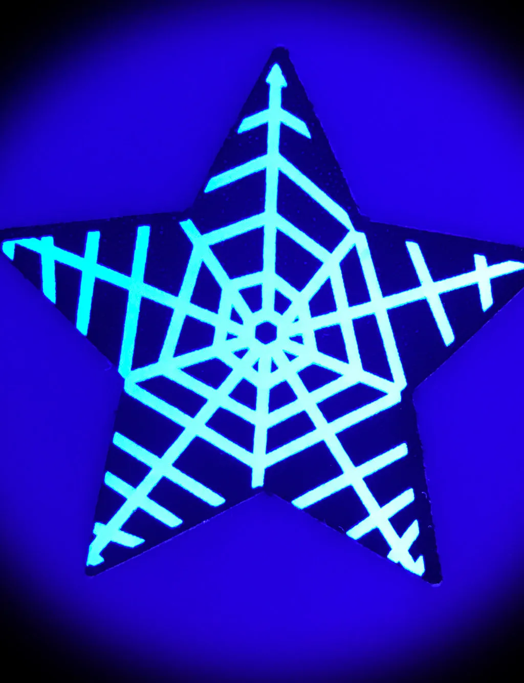 SPOOKY STAR NIPPLE PASTIES - GLOW IN THE DARK
