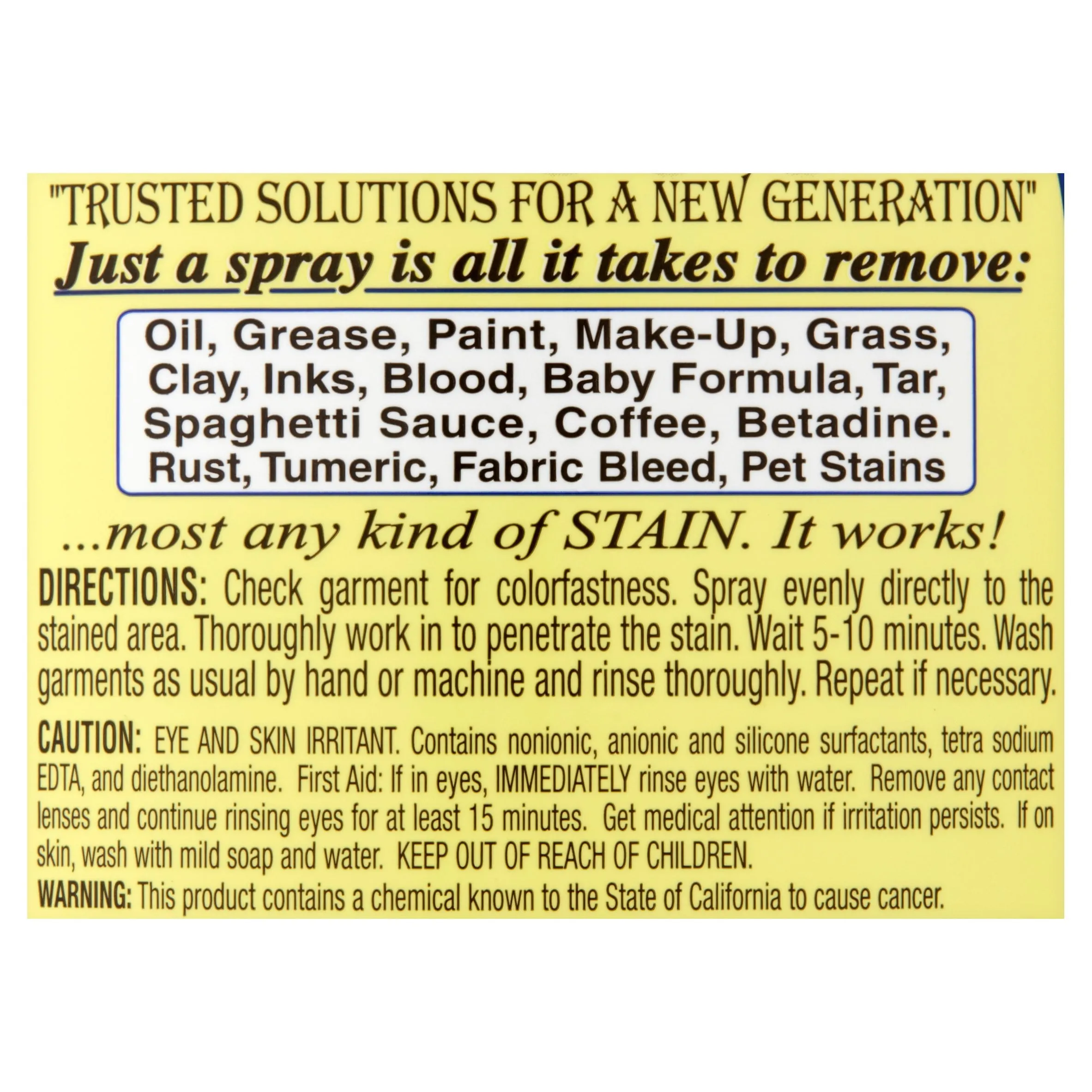 Spot Remover Laundry Spray, 16 Ounce Free Shipping