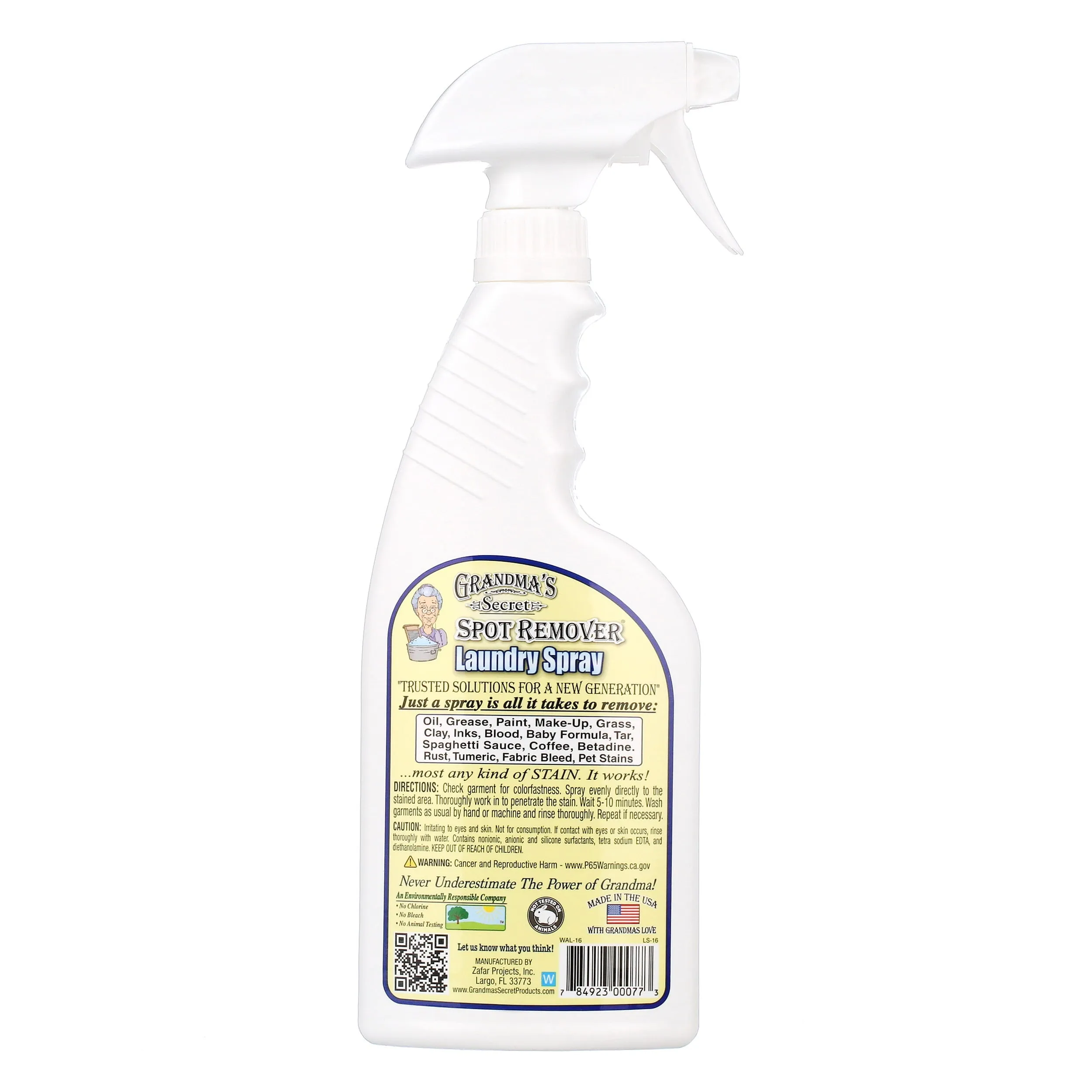 Spot Remover Laundry Spray, 16 Ounce Free Shipping