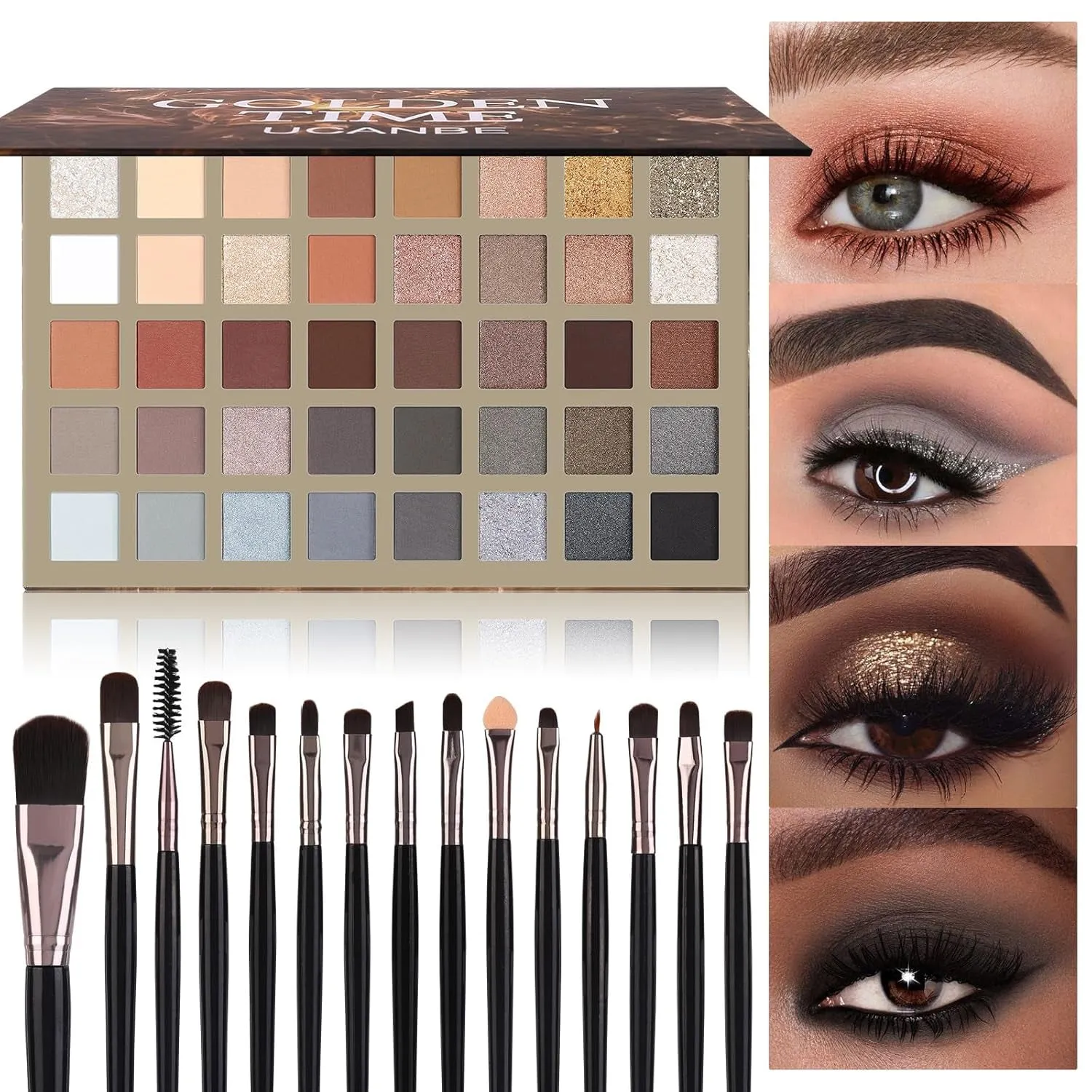 Spotlight Eyeshadow Palette Professional 40 Color Eye Shadow Matte Shimmer Makeup Pallet Highly Pigmented Colorful Powder Long Lasting Waterproof Eye Shadow