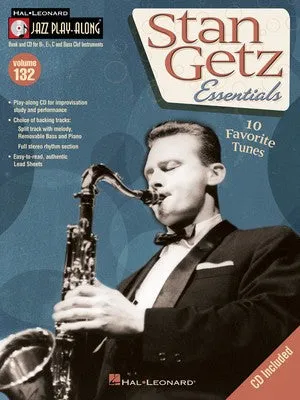 STAN GETZ ESSENTIALS JAZZ PLAY ALONG BK/CD V132