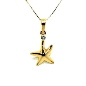 Star Fish Diamond Pendant Ad No.0518