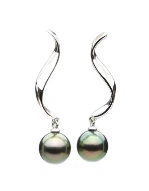 Sterling Silver Earring Pearl Setting SE22 Setting only. No pearl included.