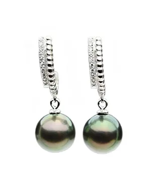 Sterling Silver Earring Pearl Setting SE30 Setting only. No pearl included.