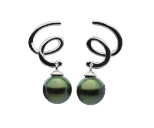 Sterling Silver Pearl Earring Setting (SE37) Setting only. No pearl included