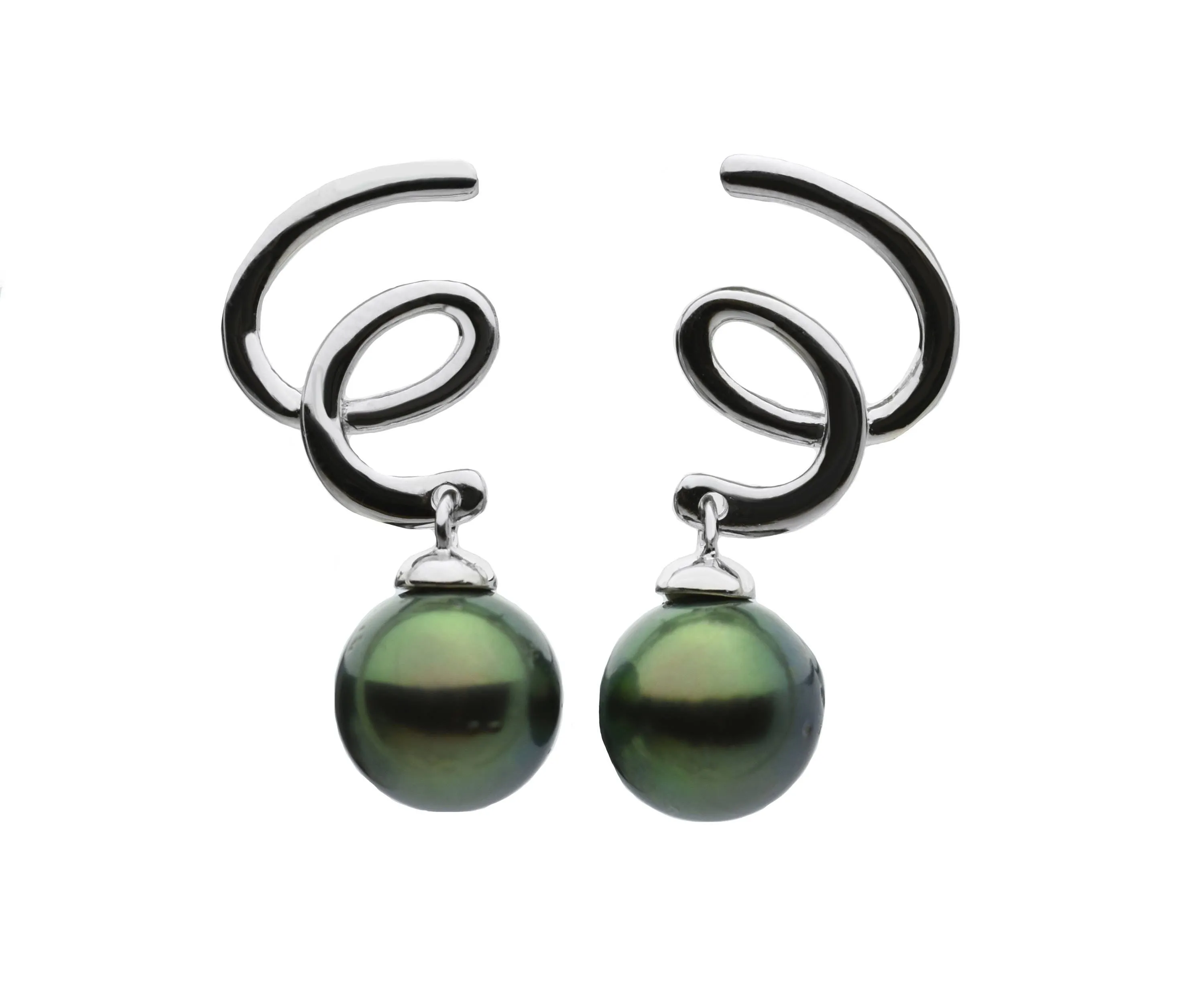 Sterling Silver Pearl Earring Setting (SE37) Setting only. No pearl included