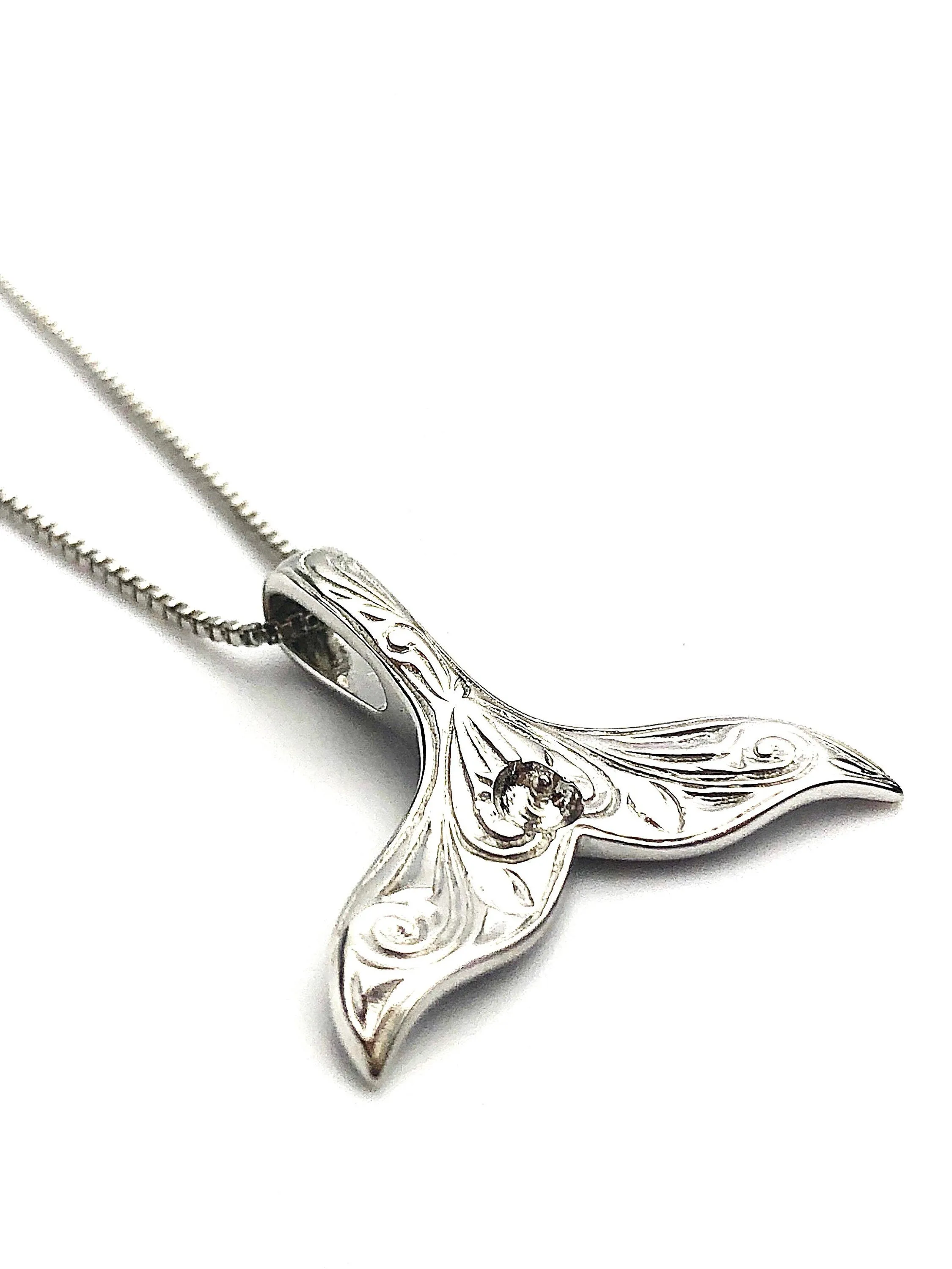 Sterling Silver Pearl Pendant Setting - SP27. Setting only. No pearl included.