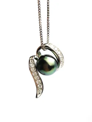 Sterling Silver Pearl Pendant Setting - SP60. Setting only. No pearl included.