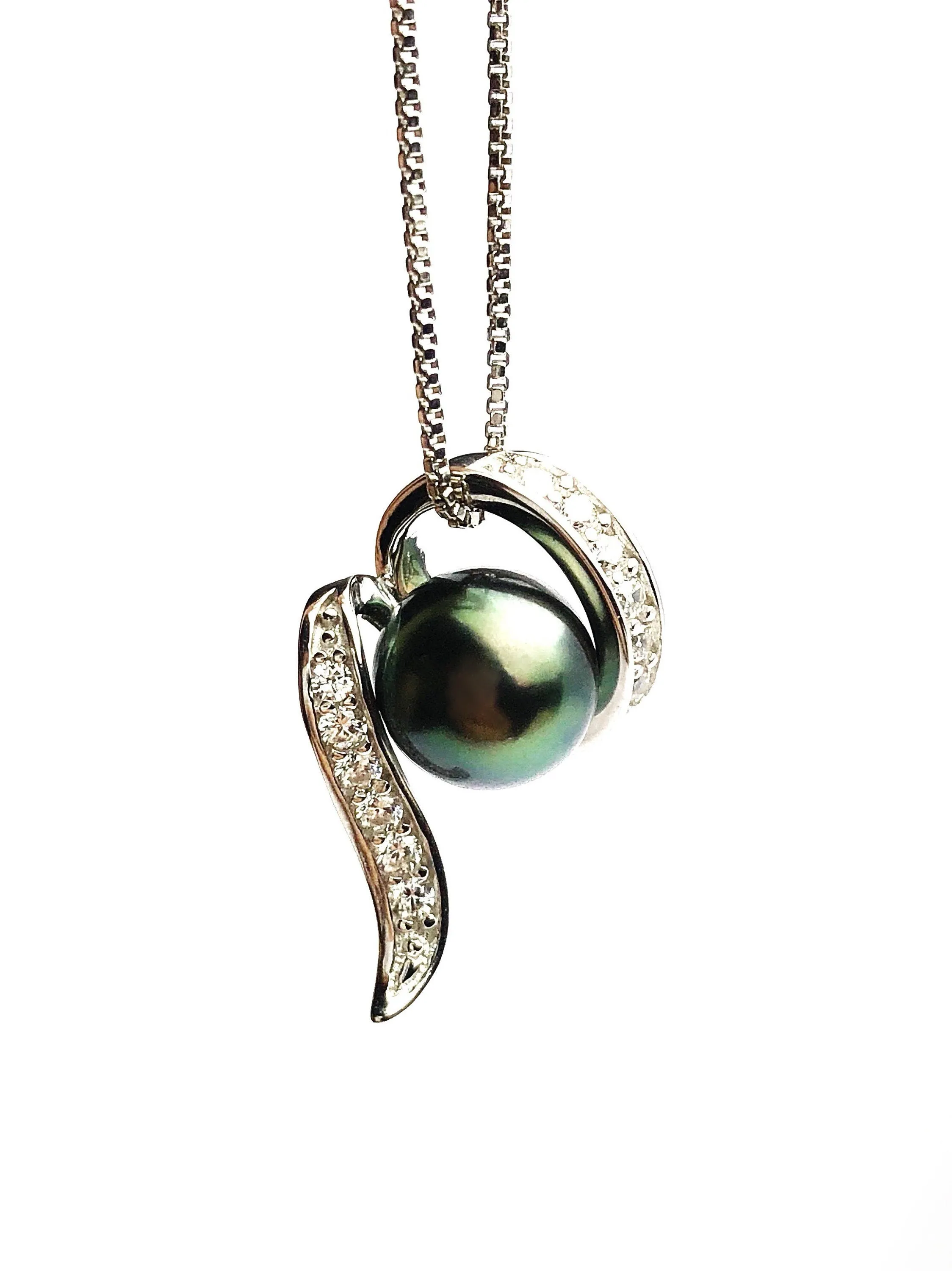 Sterling Silver Pearl Pendant Setting - SP60. Setting only. No pearl included.
