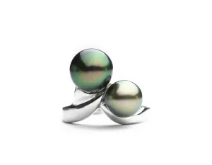 Sterling Silver Pearl Ring Setting, SR04 Setting only. No pearl included.