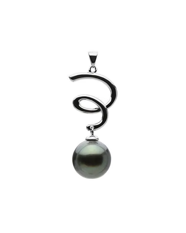 Sterling Silver Pendant Setting (SP54)   Setting only. No pearl included