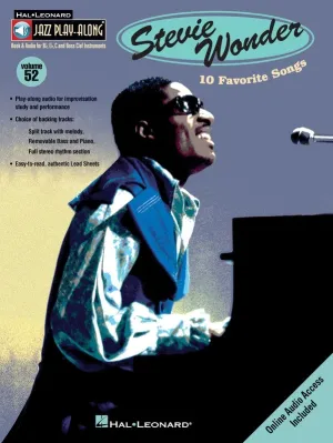 STEVIE WONDER JAZZ PLAYALONG V52 BK/CD
