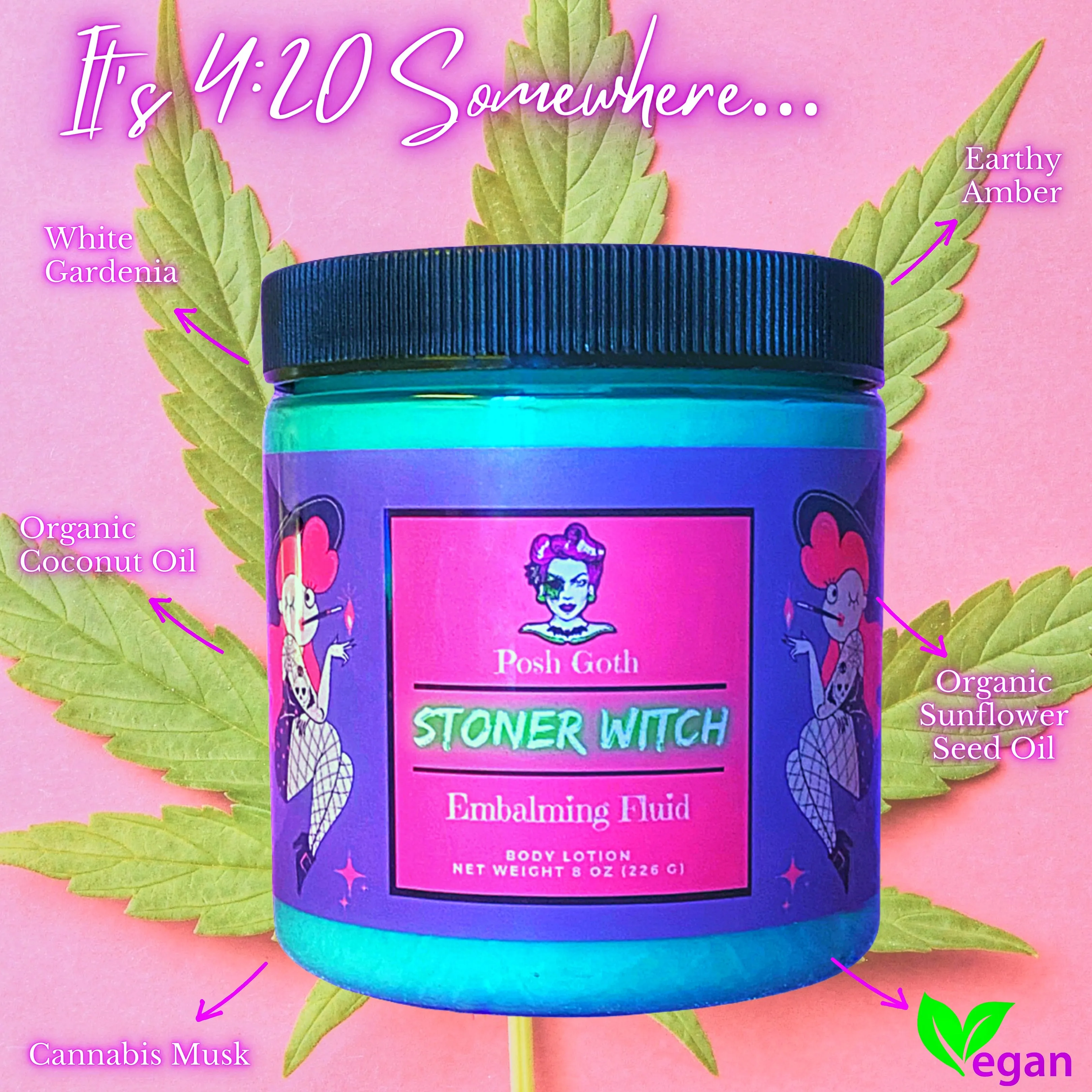 STONER WITCH Goth Hand & Body Lotion