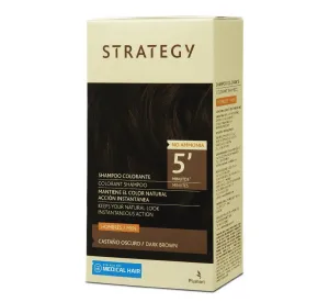 STRATEGY Shampoo Color Castaño Oscuro Efecto Inmediato